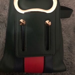 GG Style Vegan Crossbody Satchel Bag
